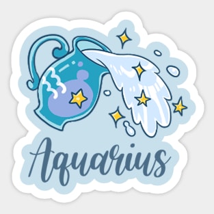 Aquarius Sticker